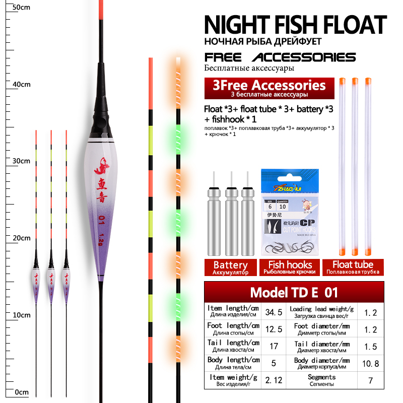 Fishing Equipment Bag - 3 Stuks Vissen Boei + 3