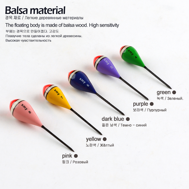 10PCS Balsahout Drijft + 1 Vlo - Fishing Equipment Bag recensie en prijs