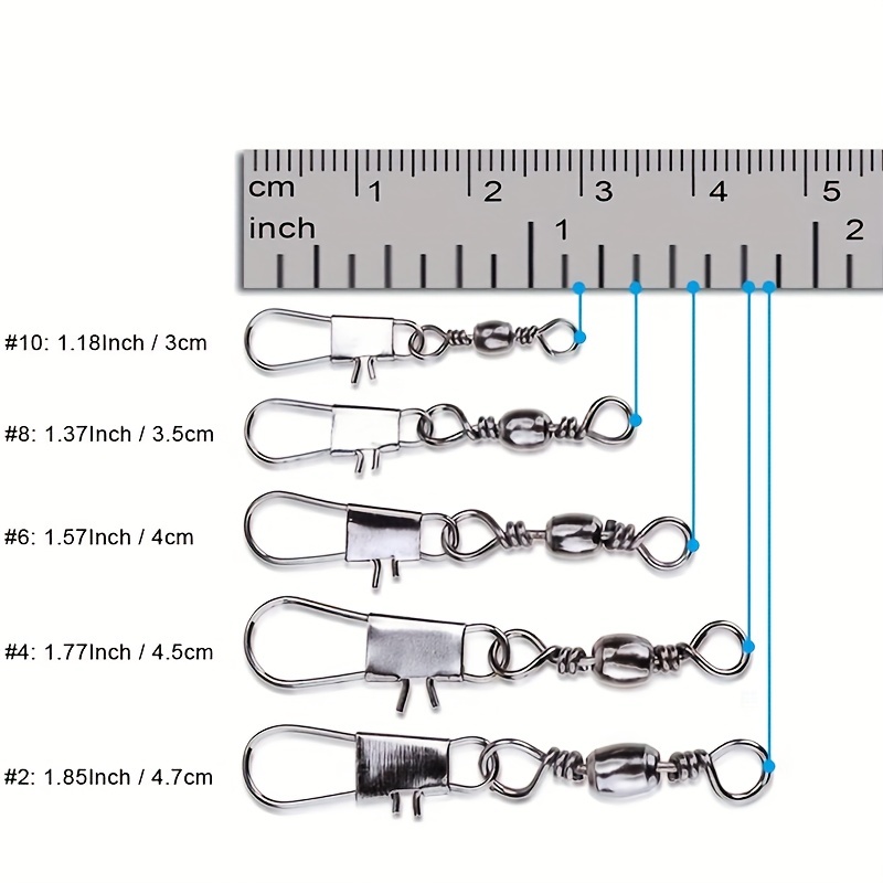 50/200 stuks Barrel Snap Swive - Ice Fishing Tip Up recensie en prijs
